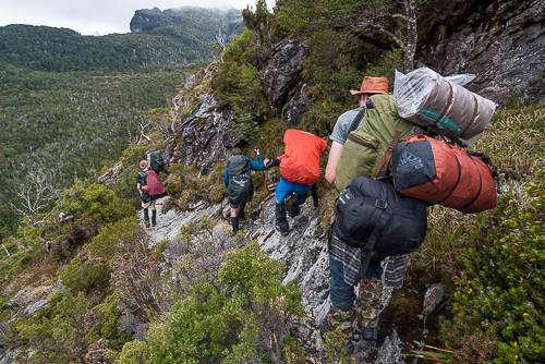 Group climbs