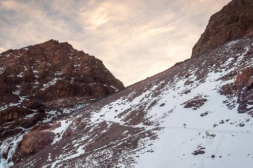 Snow ascent